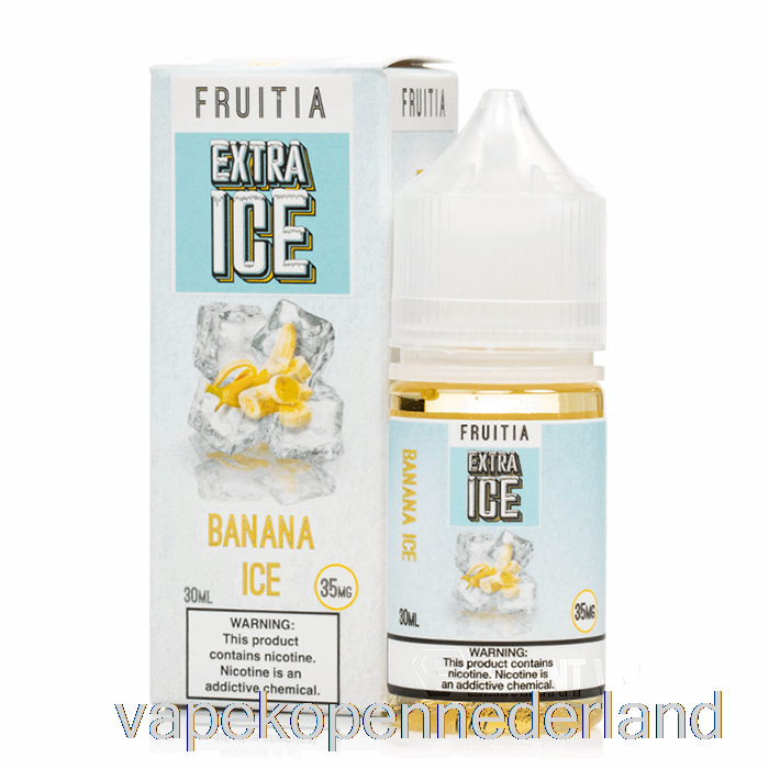 Elektronische Sigaret Vape Bananenijs - Extra Ijs - Fruitiazouten - 30ml 35mg